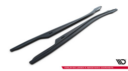 Street+ Seitenschweller Leisten passend für Lexus LC 500 schwarz Hochglanz