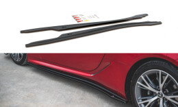 Seitenschweller Ansatz Cup Leisten passend für Lexus LC 500 Carbon Look