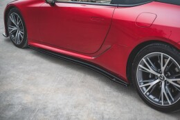 Seitenschweller Ansatz Cup Leisten passend für Lexus LC 500 Carbon Look