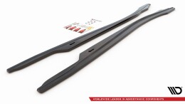 Seitenschweller Ansatz Cup Leisten passend für Lexus LC 500 Carbon Look
