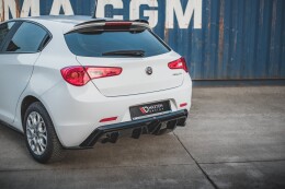 Heck Spoiler Aufsatz Abrisskante V.2 für Alfa Romeo Giulietta schwarz Hochglanz