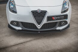 Cup Spoilerlippe Front Ansatz V.2 passend für Alfa Romeo Giulietta schwarz Hochglanz