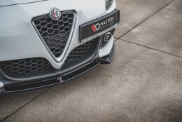 Cup Spoilerlippe Front Ansatz V.3 passend für Alfa Romeo Giulietta schwarz Hochglanz
