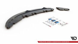 Heck Ansatz Flaps Diffusor V.1 passend für Alfa Romeo Giulietta Facelift Carbon Look