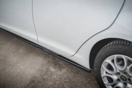 Seitenschweller Ansatz Cup Leisten V.2 passend für Alfa Romeo Giulietta schwarz Hochglanz