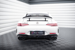 Heck Spoiler Aufsatz Abrisskante für Mercedes-AMG GT 53 / 43 V8 Paket 4 Türer-Coupe schwarz Hochglanz