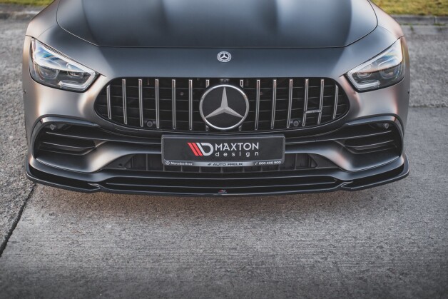 Cup Spoilerlippe Front Ansatz V.1 passend für Mercedes-AMG GT 53 4-Door Coupe schwarz matt