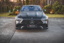 Street+ Spoilerlippe Front Ansatz V.1 passend für Mercedes-AMG GT 53 4-Door Coupe schwarz matt