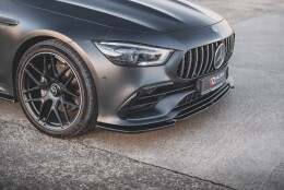 Street+ Spoilerlippe Front Ansatz V.1 passend für Mercedes-AMG GT 53 4-Door Coupe schwarz matt