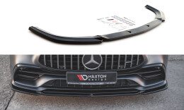 Cup Spoilerlippe Front Ansatz V.1 für Mercedes-AMG GT 53 4-Door Coupe schwarz Hochglanz