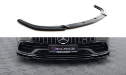 Cup Spoilerlippe Front Ansatz V.1 für Mercedes-AMG GT 53 4-türer Coupe schwarz Hochglanz