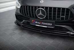 Cup Spoilerlippe Front Ansatz V.1 passend für Mercedes-AMG GT 53 4-Door Coupe schwarz Hochglanz