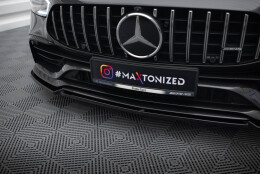 Cup Spoilerlippe Front Ansatz V.2 passend für Mercedes-AMG GT 53 4-Door Coupe schwarz Hochglanz