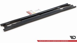 Street+ Seitenschweller Leisten passend für Mercedes-AMG GT 53 4-Door Coupe X290 schwarz Hochglanz