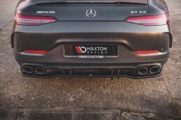 Mittlerer Cup Diffusor Heck Ansatz DTM Look für Mercedes-AMG 53 4 Door Coupe schwarz Hochglanz