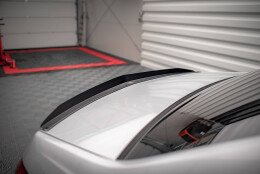 Heck Spoiler Aufsatz Abrisskante passend für Mercedes E63 AMG / AMG-Line / Standard Limousine W212 FL schwarz Hochglanz