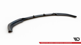 Cup Spoilerlippe Front Ansatz passend für Mercedes-Benz E63 AMG Limousine W212 Facelift schwarz Hochglanz