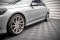 Seitenschweller Ansatz Cup Leisten passend für Mercedes-Benz E63 AMG / AMG-Line Limousine W212 Facelift schwarz Hochglanz