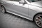 Seitenschweller Ansatz Cup Leisten passend für Mercedes-Benz E63 AMG / AMG-Line Limousine W212 Facelift schwarz Hochglanz