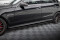 Seitenschweller Ansatz Cup Leisten für Mercedes-Benz E63 AMG Sedan W212 Facelift Carbon Look