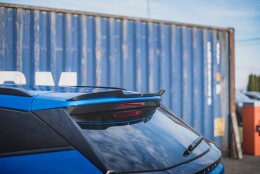 Heck Spoiler Aufsatz Abrisskante passend für Peugeot 2008 Mk2 schwarz Hochglanz
