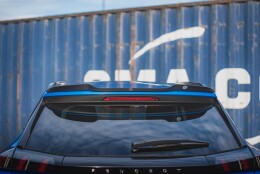 Heck Spoiler Aufsatz Abrisskante passend für Peugeot 2008 Mk2 schwarz Hochglanz