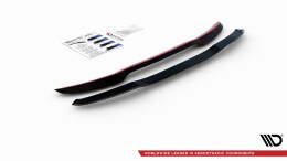 Heck Spoiler Aufsatz Abrisskante passend für Peugeot 2008 Mk2 schwarz Hochglanz