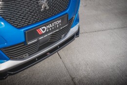 Cup Spoilerlippe Front Ansatz V.2 passend für Peugeot 2008 Mk2 schwarz Hochglanz