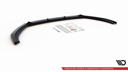 Cup Spoilerlippe Front Ansatz V.2 passend für Peugeot 2008 Mk2 schwarz Hochglanz
