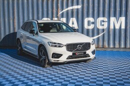 Cup Spoilerlippe Front Ansatz V.1 für Volvo XC60 Mk2 R-Design schwarz Hochglanz