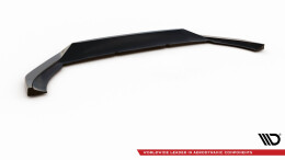 Cup Spoilerlippe Front Ansatz V.1 passend für Volvo XC60 Mk2 R-Design schwarz Hochglanz