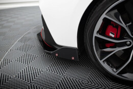 Street+ Spoilerlippe Front Ansatz V.6 + Flaps passend für Hyundai I30 N Mk3 Hatchback/Fastback