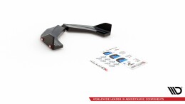 Heck Ansatz Flaps Diffusor V.6 + Flaps für Hyundai I30 N Mk3 Hatchback