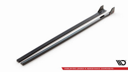 Seitenschweller Ansatz Cup Leisten V.5 + Flaps für Hyundai I30 N Mk3 / Mk3 FL Hatchback/Fastback