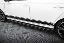Seitenschweller Ansatz Cup Leisten V.5 + Flaps passend für Hyundai I30 N Mk3 / Mk3 FL Hatchback/Fastback