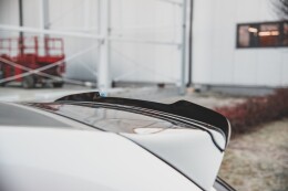 Heck Spoiler Aufsatz Abrisskante für Toyota GR Yaris Mk4 schwarz Hochglanz