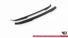 Heck Spoiler Aufsatz Abrisskante passend für Toyota GR Yaris Mk4 Facelift schwarz Hochglanz