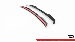 Heck Spoiler Aufsatz Abrisskante passend für Toyota GR Yaris Mk4 Facelift schwarz Hochglanz