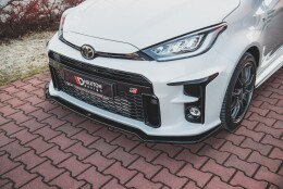 Cup Spoilerlippe Front Ansatz V.1 passend für Toyota GR Yaris Mk4 schwarz Hochglanz