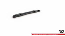 Mittlerer Cup Diffusor Heck Ansatz passend für Toyota GR Yaris Mk4 schwarz Hochglanz