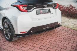 Mittlerer Cup Diffusor Heck Ansatz DTM Look passend für Toyota GR Yaris Mk4 Carbon Look