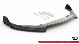 Cup Spoilerlippe Front Ansatz + Flaps V.3 für Toyota GR Yaris Mk4 schwarz matt