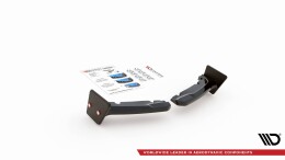 Heck Ansatz Flaps Diffusor + Flaps V.2 für Toyota GR Yaris Mk4 schwarz Hochglanz