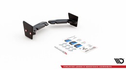 Heck Ansatz Diffusor + Flaps V.2 passend für Toyota GR Yaris Mk4 Carbon Look