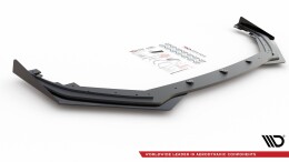Street Pro Cup Spoilerlippe Front Ansatz passend für Toyota GR Yaris Mk4 SCHWARZ+ HOCHGLANZ FLAPS