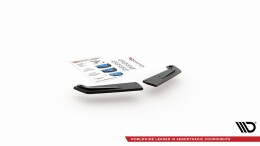 Street Pro Heck Ansatz Flaps Diffusor passend für Toyota GR Yaris Mk4 rot