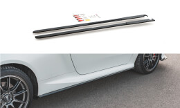 Street Pro Seitenschweller Ansatz Cup Leisten passend für Toyota GR Yaris Mk4 SCHWARZ