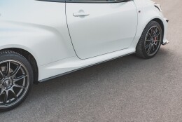 Street Pro Seitenschweller Ansatz Cup Leisten passend für Toyota GR Yaris Mk4 SCHWARZ