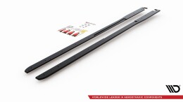 Street Pro Seitenschweller Ansatz Cup Leisten passend für Toyota GR Yaris Mk4 SCHWARZ