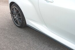 Street Pro Seitenschweller Ansatz Cup Leisten für Toyota GR Yaris Mk4 ROT
